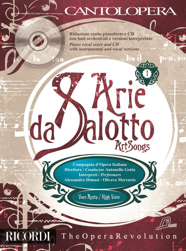 Cantolopera: Arie Da Salotto Vol. 1  - pro zpěv a klavír